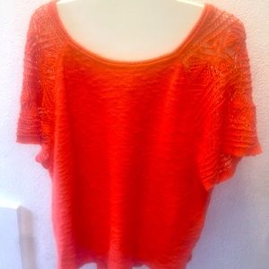 Brand new large orange womens top.